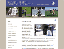 Tablet Screenshot of naturalhealthfamily.com